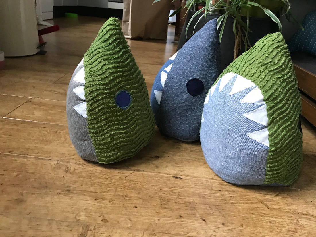 Shark head doorstops