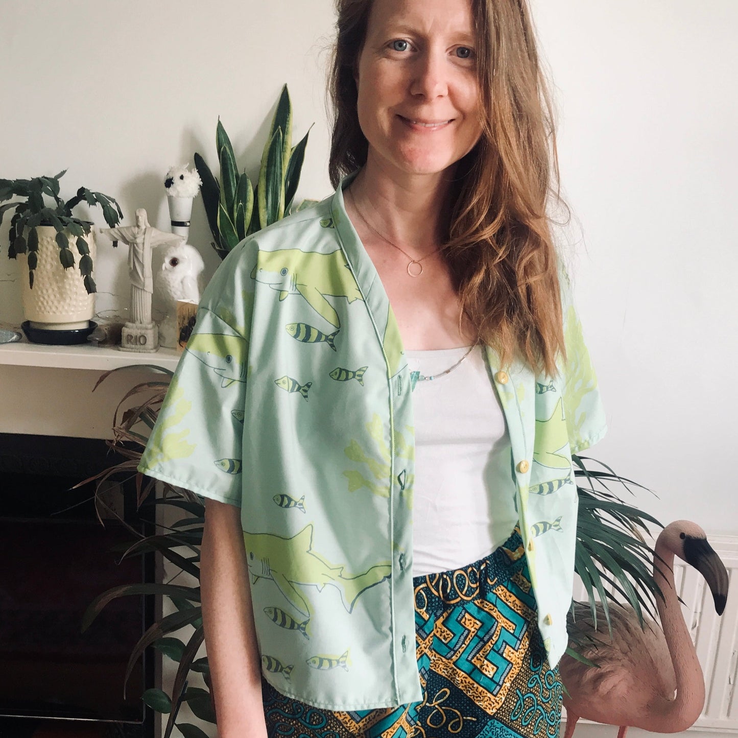 Blue Shark and fishy friends Alice Cullen Studio