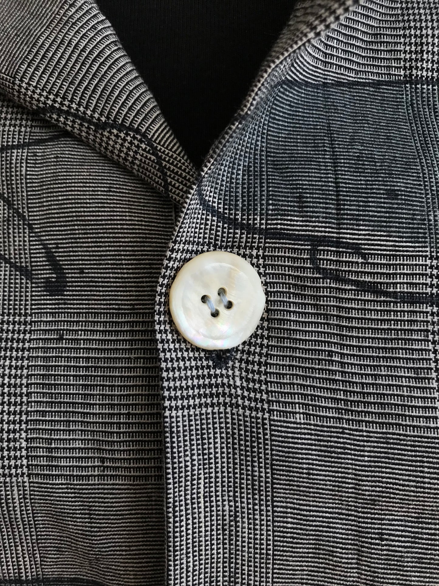 Grey Shark Print Jacket Medium