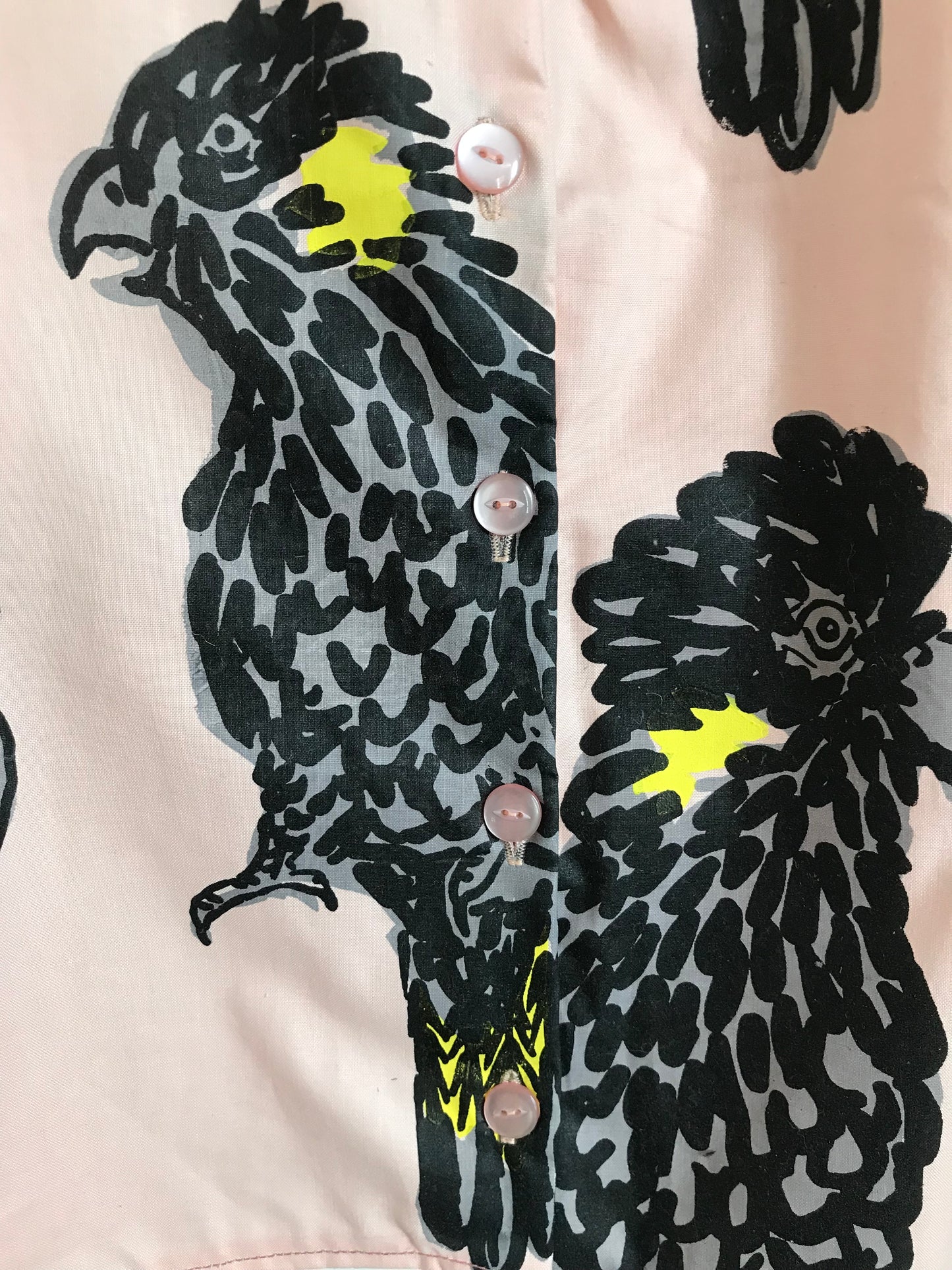 Shirtlet Yellow Tailed Black Cockatoos