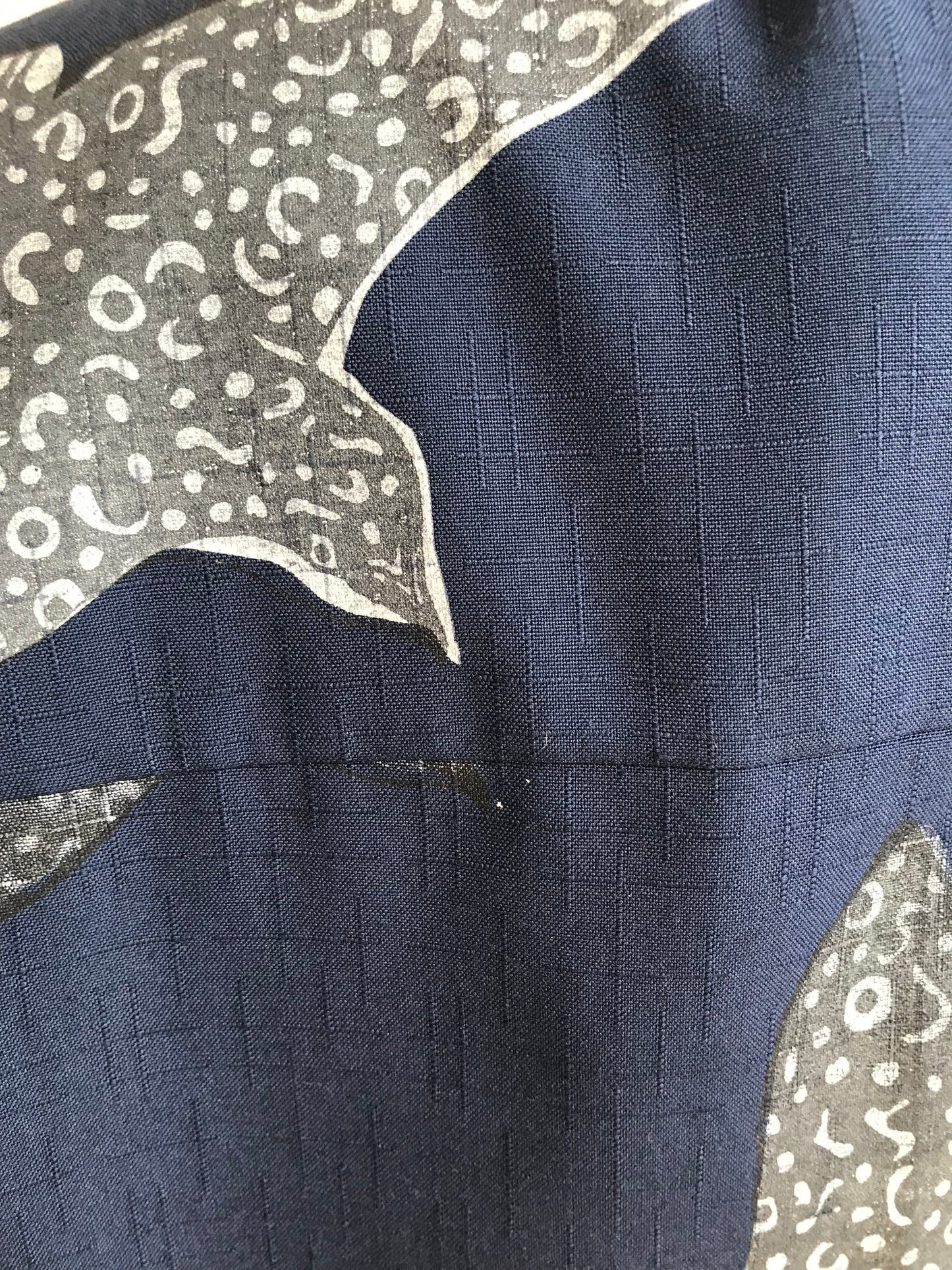 Navy Spotted Eagle Ray Jacket Large