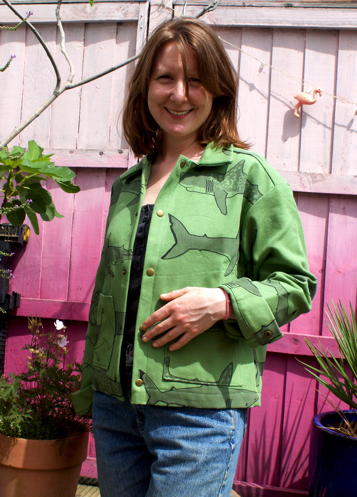 Green Shark Jacket