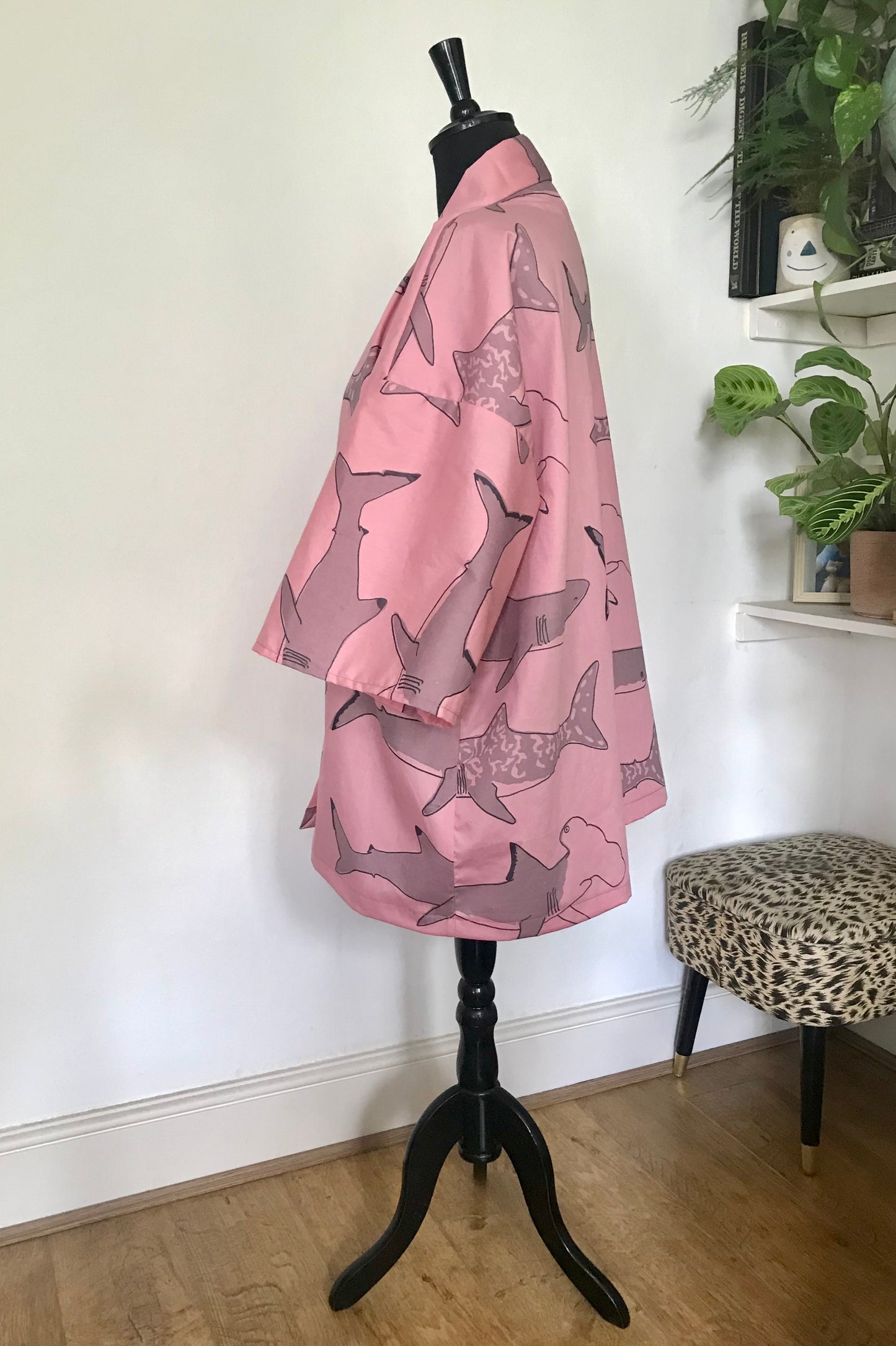 Housecoat in pink