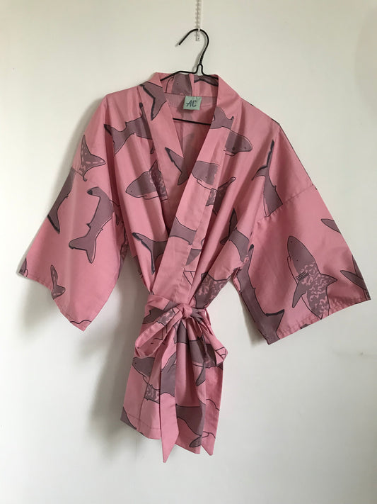Housecoat in pink