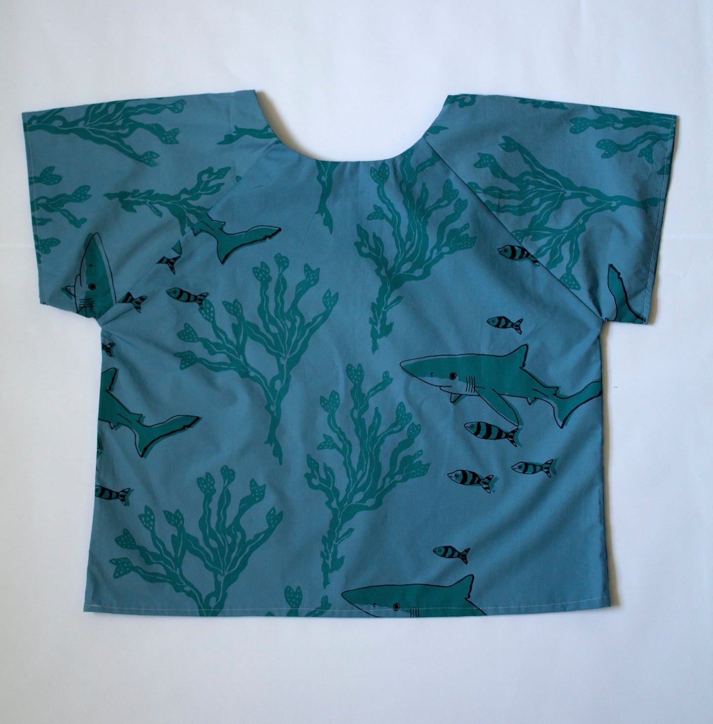 Shark Print Cotton Tee